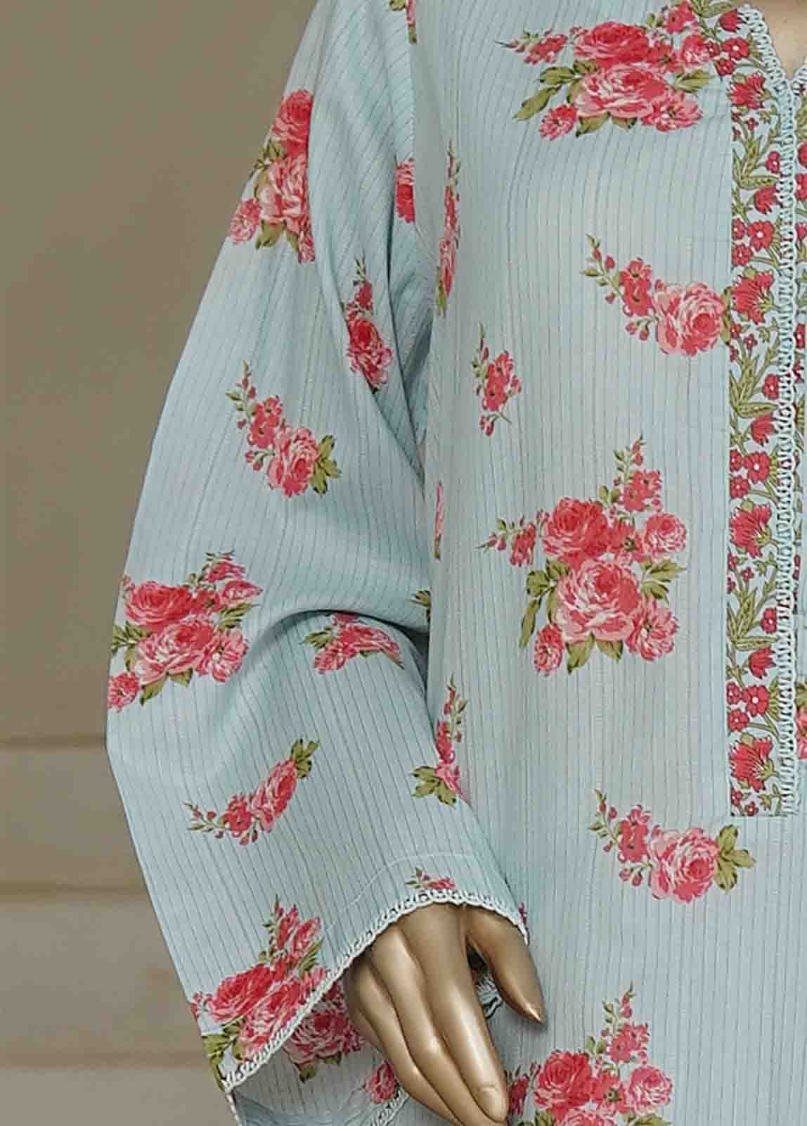 NSM-0184-PR R10-11- 3 Piece Printed Cotton Stitched Suit - Image 6