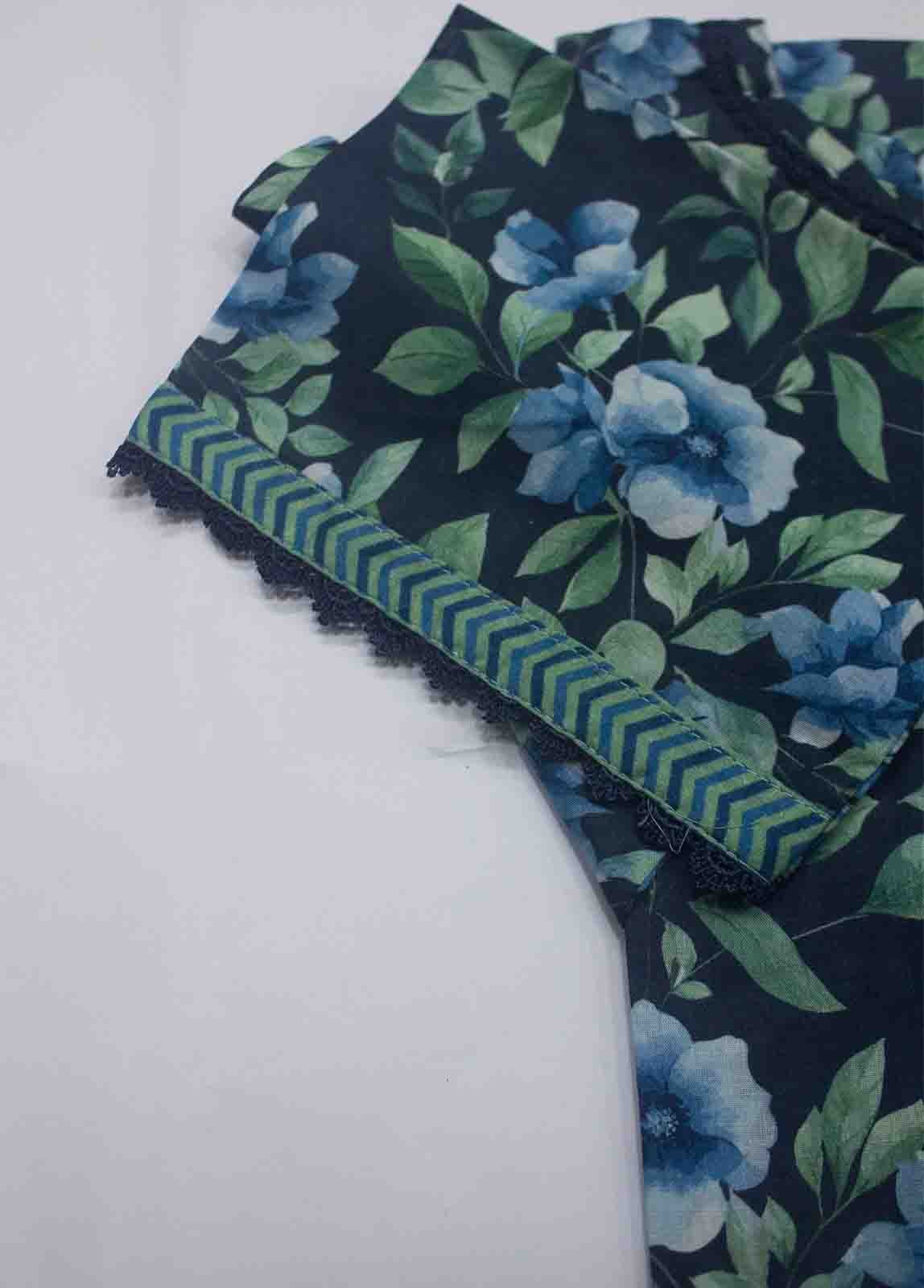 NSM-0168- 2 Piece Printed Cotton Stitched Co Ords - Image 2