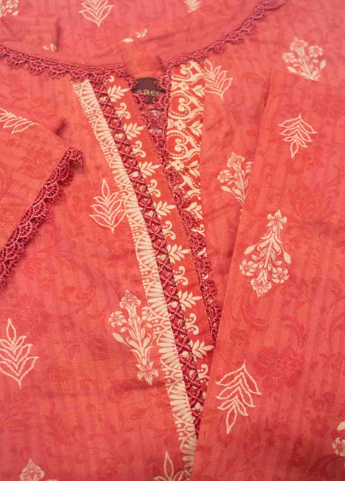 NSM-0782- 2 Piece Printed Cotton Stitched Co Ords - Image 2