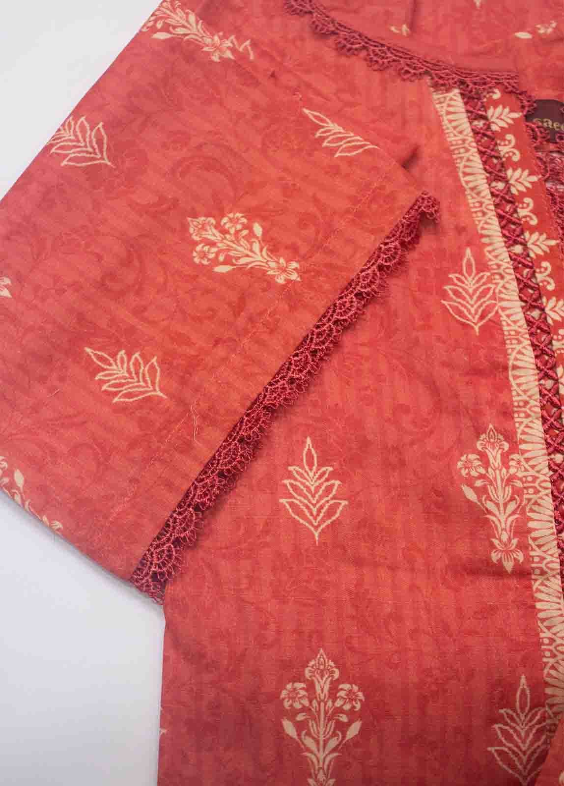 NSM-0782- 2 Piece Printed Cotton Stitched Co Ords - Image 3