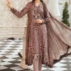 3 Piece Unstitched Embroidered Cambric Suit | MPT-2703-B