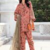 3 Piece Unstitched Embroidered Linen Suit | MPT-2707-A
