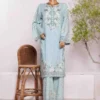 WC-2542- 2 Piece Printed Cotton Stitched Co Ords