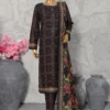 Khaddar Co Ords by HZ Textiles Embroidered Khaddar Suit Unstitched 3 Piece KCP - 3068