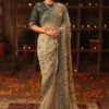 Embroidered Chiffon Saree