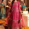 3 Piece Embroidered Raw Silk Suit