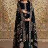 3 Piece Embroidered Velvet Suit