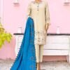 SFB-019-3 Piece Linen Embroidered collection