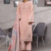 Muse by HZ Textiles Embroidered Suit Jacquard Stitched 3 Piece SSJ-2502 Peach Vol-02 - Ready To Wear