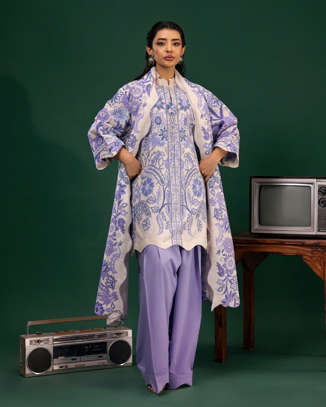 Unstitched 2 Piece Slub Suit